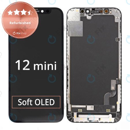 Apple iPhone 12 Mini - LCD zaslon + steklo na dotik + okvir Refurbished