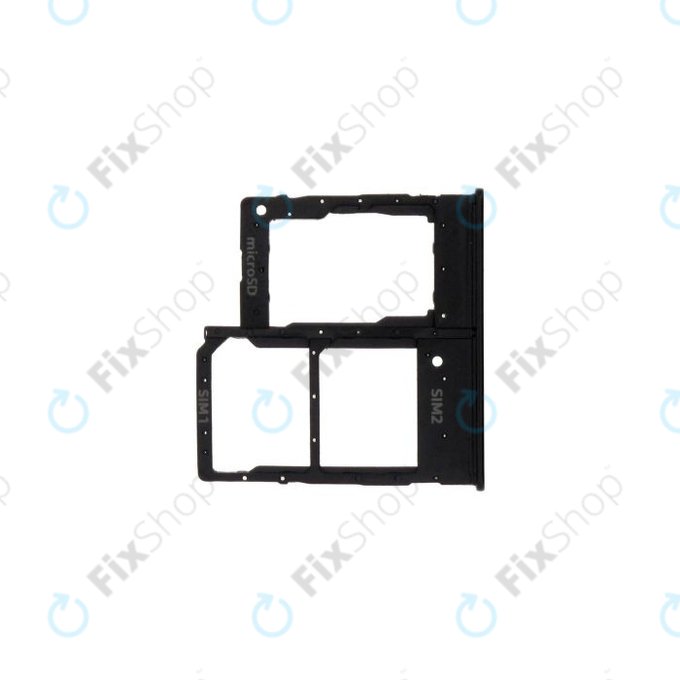 Samsung Galaxy A20e A202F - Reža za kartico SIM (Black) - GH98-44377A Genuine Service Pack