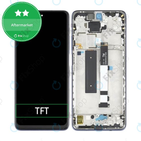 Xiaomi Mi 10T Lite 5G - LCD zaslon + steklo na dotik + okvir (Pearl Gray) TFT