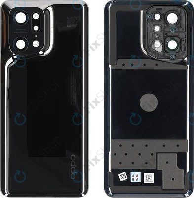 Oppo Find X5 Pro - Pokrov baterije (Glaze Black) - 4150045 Genuine Service Pack