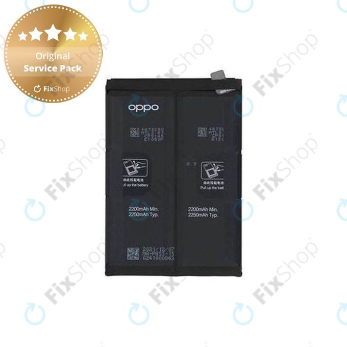 Oppo Reno 7 5G, Find X5 Lite - Baterija BLP855 4500mAh - 4200006 Genuine Service Pack