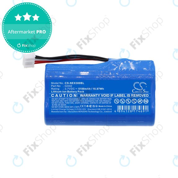 Baterija za NEXGO N3, N5, 5100mAh, Li-Ion, 3.7V, GX02, HQ
