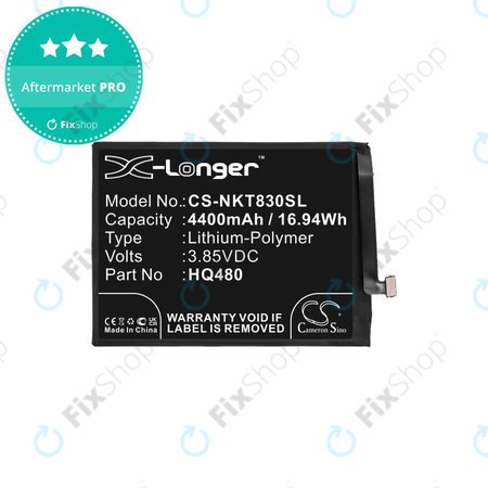 Baterija za Nokia 8.3 2020 5G, 4400mAh, Li-Pol, 3.85V, HQ480, HQ