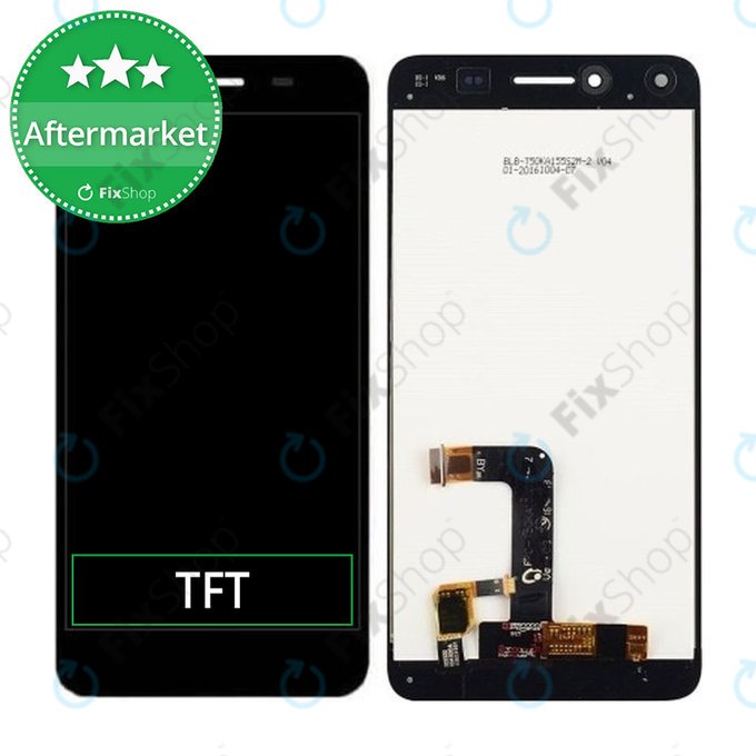 Huawei Y6 II Compact - LCD zaslon + steklo na dotik (Black) TFT