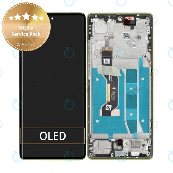 Motorola Moto G85 5G - LCD zaslon + steklo na dotik + okvir (Olive Green) - 5D68C24855 Genuine Service Pack