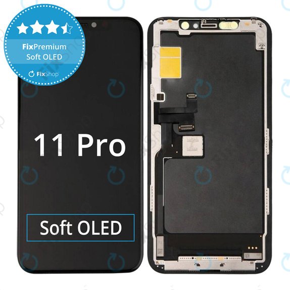 Apple iPhone 11 Pro - LCD zaslon + steklo na dotik + okvir Soft OLED FixPremium