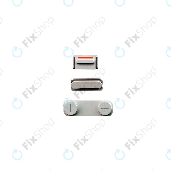 Apple iPhone 5 - Gumbi za vklop + glasnost + tihi način (White)