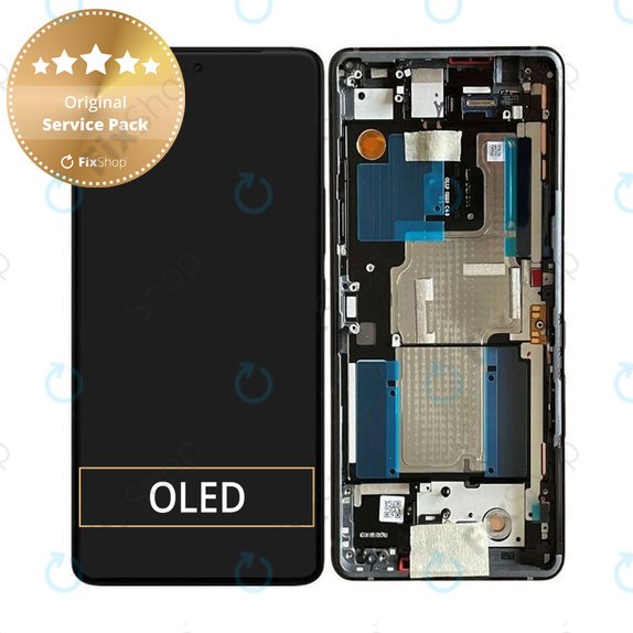 Asus Zenfone 11 Ultra - LCD zaslon + steklo na dotik + okvir (Eternal Black) - B90AI00N1-R20010 Genuine Service Pack