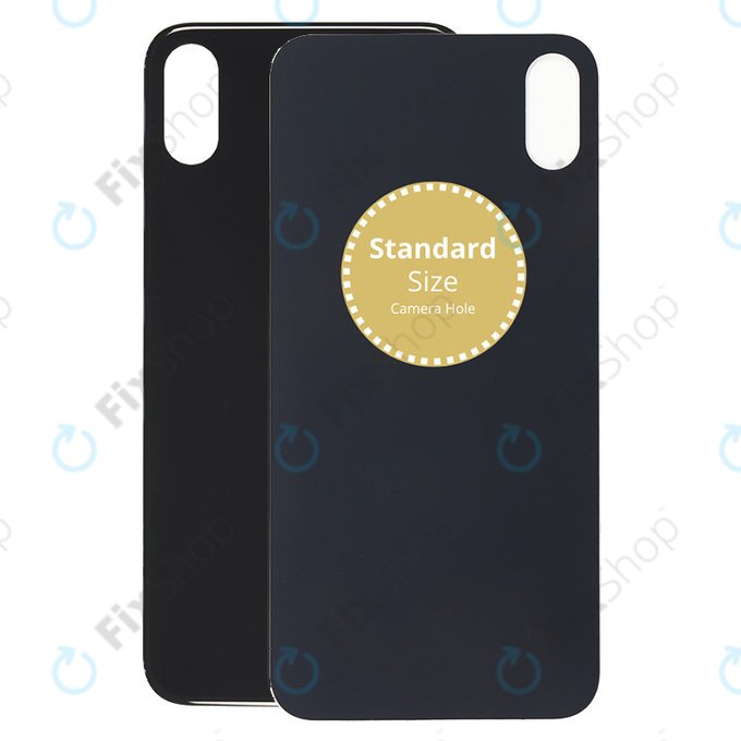 Apple iPhone XS Max - steklo zadnjega ohišja (Space Gray)