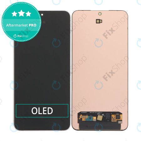 Zaslon OLED za Samsung S25 FE, Steklo na dotik brez okvirja