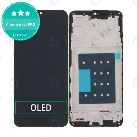 Samsung Galaxy A17 A176B - LCD zaslon + steklo na dotik + okvir (Black) OLED