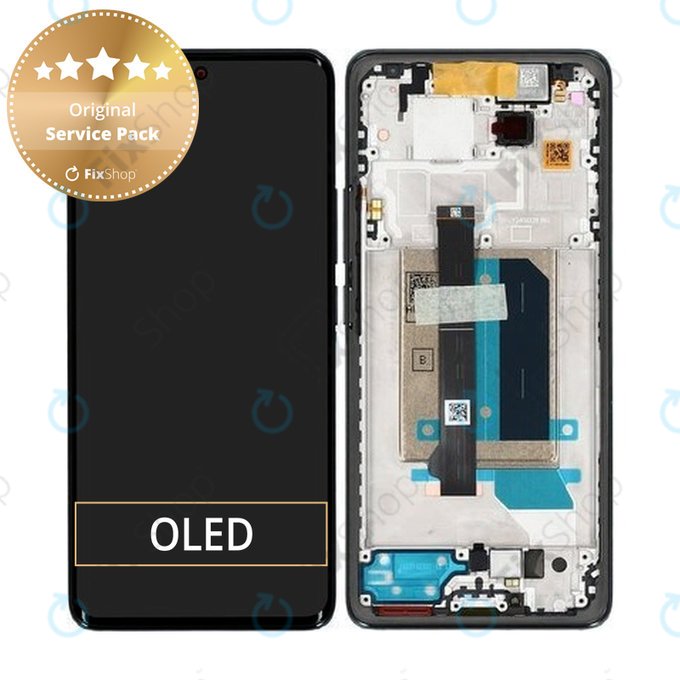 Xiaomi Redmi Note 14 Pro+ 5G 24094RAD4G - LCD zaslon + steklo na dotik + okvir (Midnight Black) - 5600190O16U00 Genuine Service Pack
