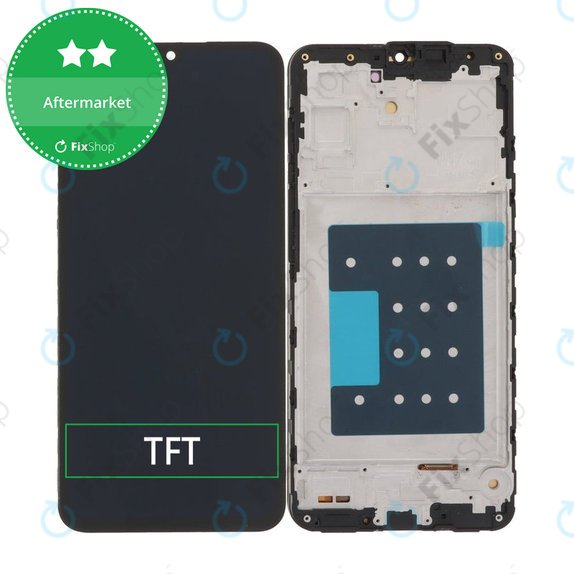 Samsung Galaxy A17 A176B - LCD zaslon + steklo na dotik + okvir (Black) TFT