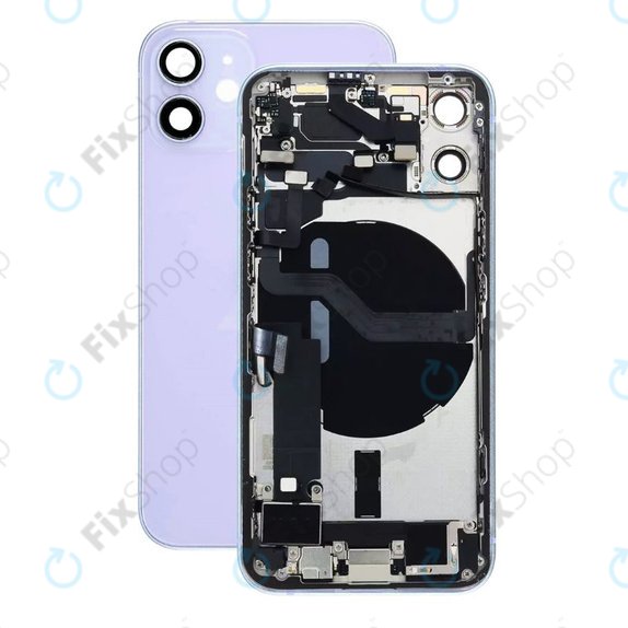 Apple iPhone 12 Mini - Zadnje ohišje z majhnimi deli (Purple)