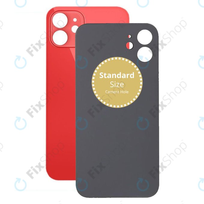 Apple iPhone 12 - Steklo zadnjega ohišja (Red)