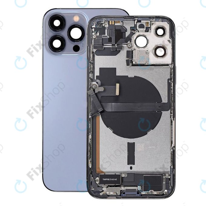 Apple iPhone 13 Pro Max - Zadnje ohišje z majhnimi deli (Blue)