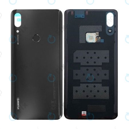 Huawei P Smart Z - Pokrov baterije + senzor prstnih odtisov (Midnight Black) - 02352RRK Genuine Service Pack