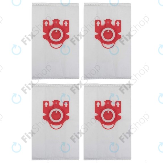 Vrečka za sesalnik, 4 kos za Miele Compact C1, Compact C2, Complete C1, S4, S6, S 241 - S 799