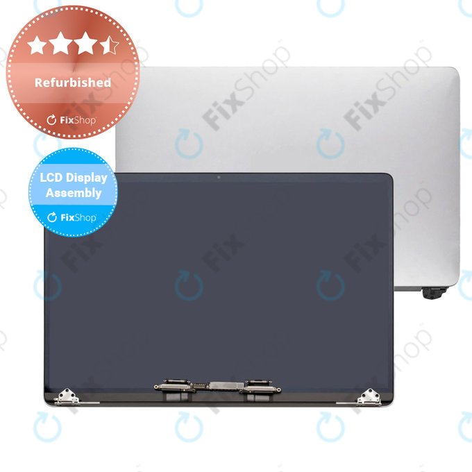 Apple MacBook Pro 16" A2141 (2019) - LCD zaslon + sprednje steklo + pokrov (Silver) Refurbished