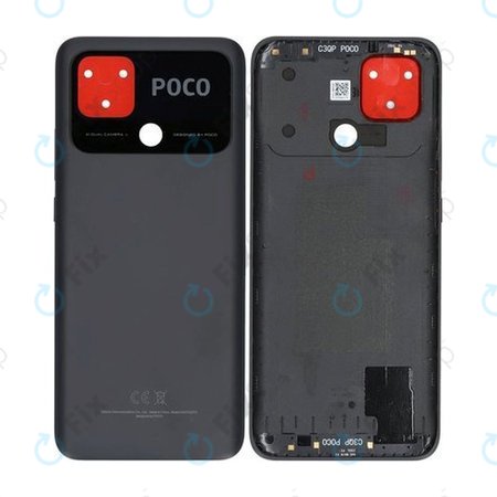 Xiaomi Poco C40 - Pokrov baterije (Power Black) - 55050001WL9T Genuine Service Pack