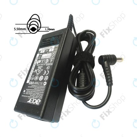 Polnilni adapter za Acer, 77011067, 65W, 19V, Genuine Service Pack