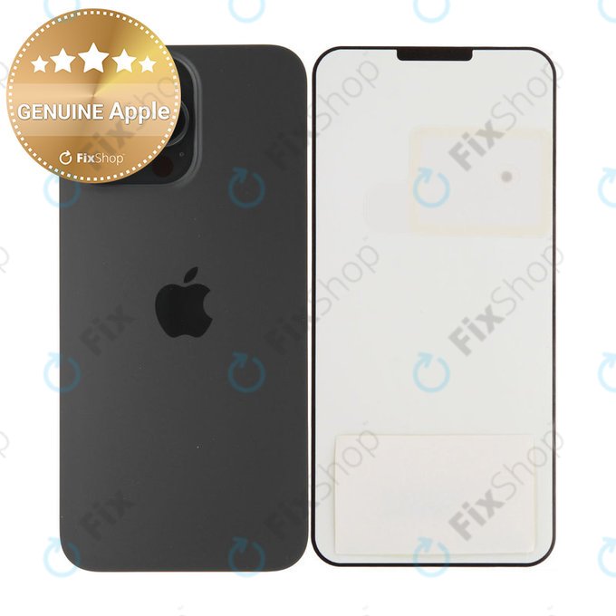 Steklo zadnjega ohišja za iPhone 15 Pro Max | Black Titanium | 661-36907 | Genuine Apple