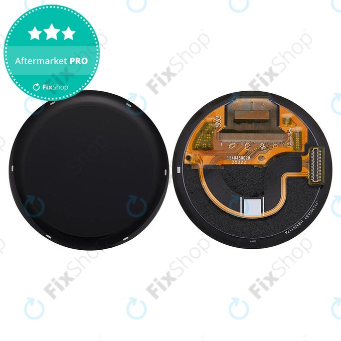 OLED zaslon + steklo na dotik brez okvirja (Black) za Garmin Active 5