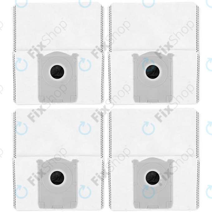 Vrečka za sesalnik, 4 kos za Ecovacs Deebot T30c, T50-series, T80-series, X8-series, X9 Pro-series
