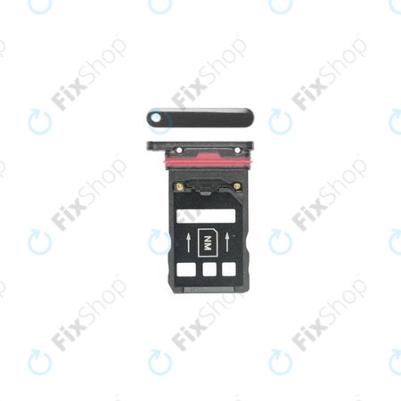 Huawei Mate 20 Pro - Reža za SIM (Black) - 51661KCR Genuine Service Pack