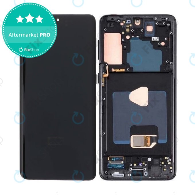 Samsung Galaxy S21 Plus G996B - LCD zaslon + steklo na dotik + okvir (Phantom Black) OLED