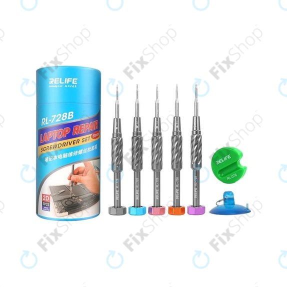 Relife RL-728B 2D - Set izvijačev za servis prenosnikov