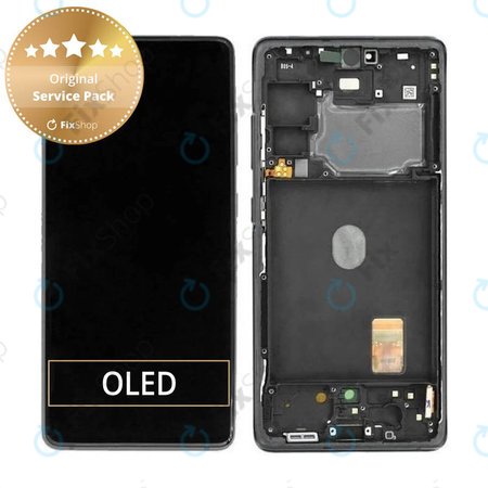 Samsung Galaxy S20 FE G780F - LCD zaslon + steklo na dotik + okvir (Cloud Navy) - GH82-24220A, GH82-24219A, GH82-31328A, GH82-31329A, GH82-31321A Genuine Service Pack