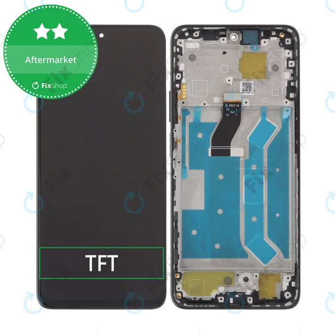 Huawei Nova 12i - LCD zaslon + steklo na dotik + okvir (Midnight Black) TFT