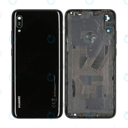 Huawei Y6 (2019) - Pokrov baterije (Midnight Black) - 02352LYH, 02352LYB, 02352QCC Genuine Service Pack