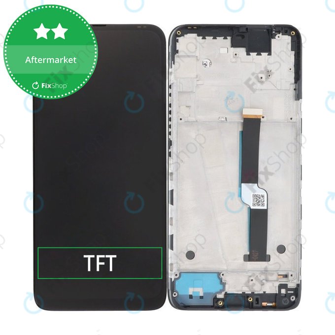 Motorola One Fusion Plus - LCD zaslon + steklo na dotik + okvir (Twilight Blue) TFT