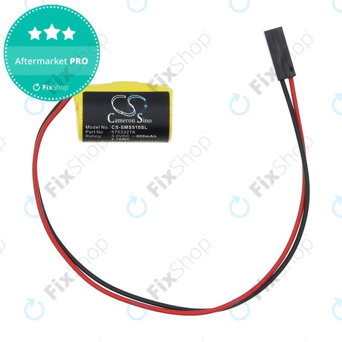 Baterija za Siemens Simatic S7-300, 400, 900mAh, Li-MnO2, 3V, 575332TA, HQ