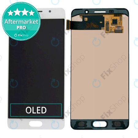 Samsung Galaxy A5 A510F (2016) - LCD zaslon + steklo na dotik (White) OLED