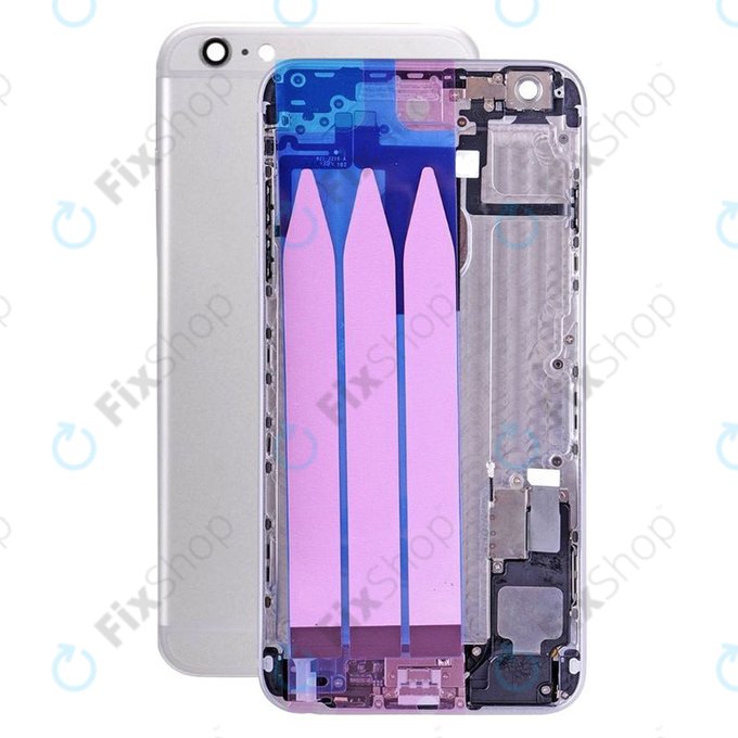 Apple iPhone 6 Plus - Zadnje ohišje z majhnimi deli (Silver)
