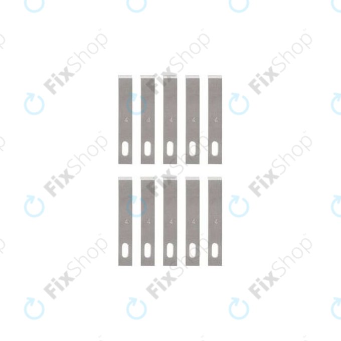 Nadomestna rezila za skalpel - rezilo št. 4 (10 kosov)