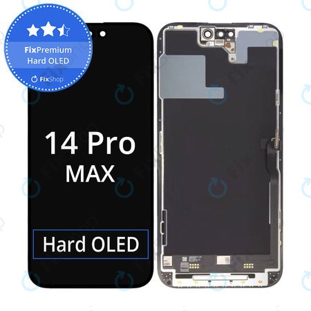 Apple iPhone 14 Pro Max - LCD zaslon + steklo na dotik + okvir FixPremium Hard