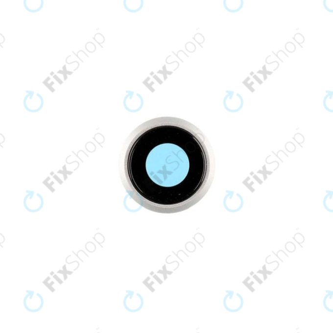 Apple iPhone 8, SE (2020), SE (2022) - Okvir + steklo zadnje kamere (Silver, White)