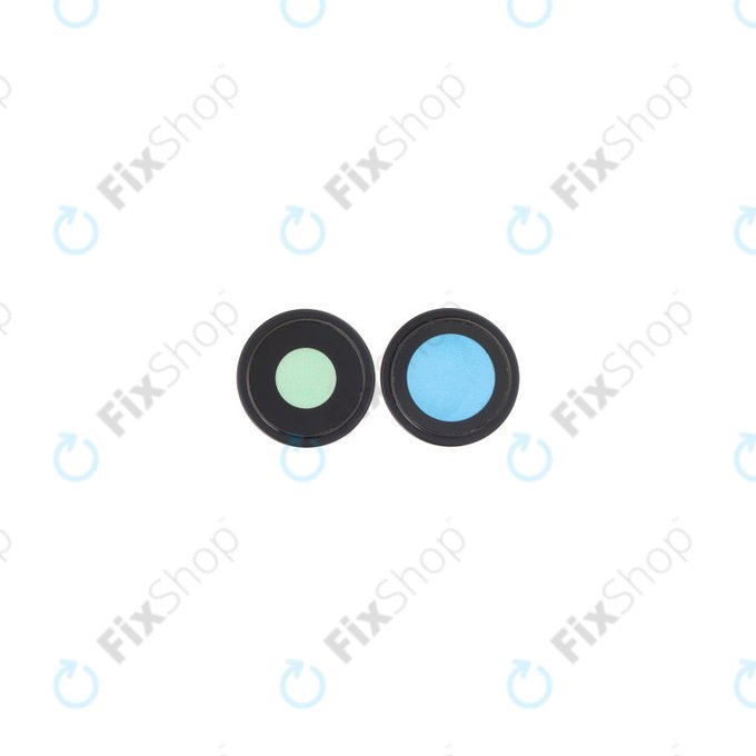 Apple iPhone 16, 16 Plus - Steklo zadnje kamere z okvirjem (Black) - 2 kosa