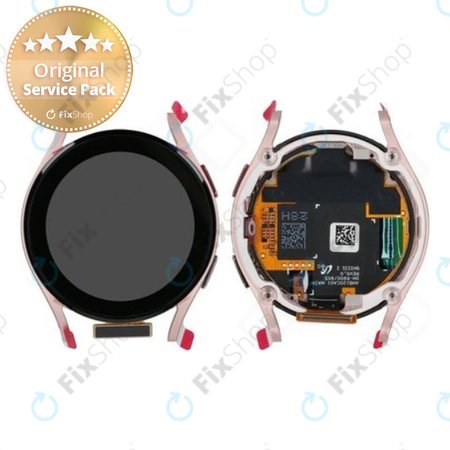 Samsung Galaxy Watch 5 40mm R900 - LCD zaslon + steklo na dotik + okvir (Pink Gold) - GH82-30040D Genuine Service Pack