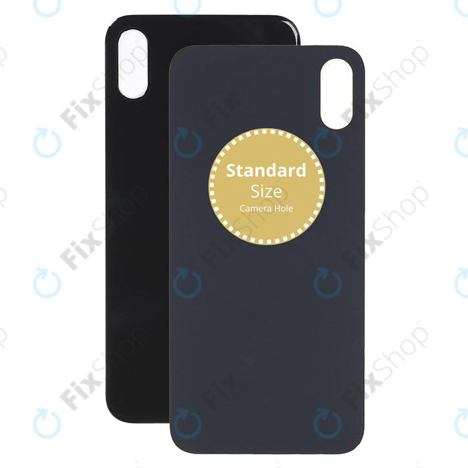 Apple iPhone X - steklo zadnjega ohišja (Space Gray)