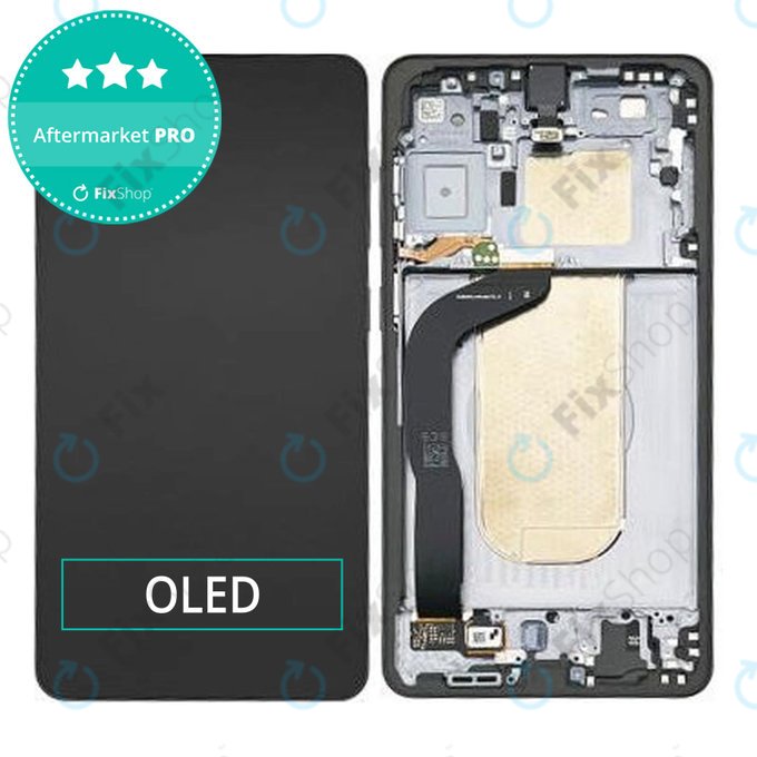 Samsung Galaxy S25 Edge - LCD zaslon + steklo na dotik + okvir (Titanium Jetblack) OLED