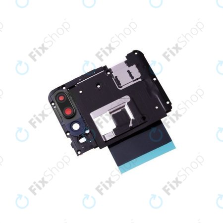 Huawei P Smart Z - Pokrov matične plošče + steklo zadnje kamere (Midnight Black) - 02352RRQ Genuine Service Pack
