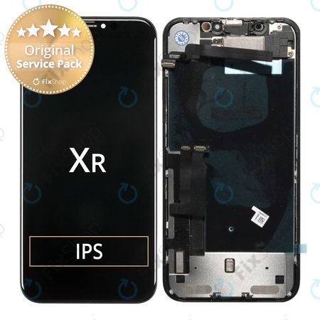 Apple iPhone XR - LCD zaslon + steklo na dotik + okvir - 661-11232 Genuine Service Pack