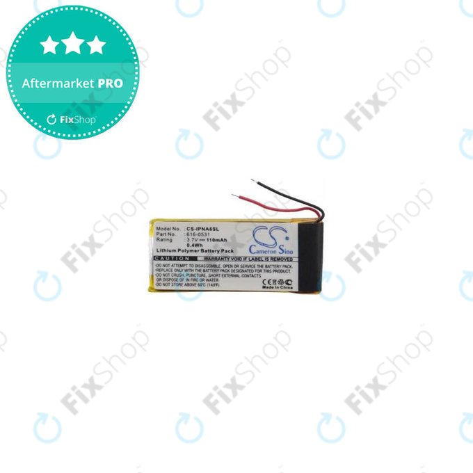 Apple iPod Nano (6th Gen) - Baterija 616-0531 110mAh HQ