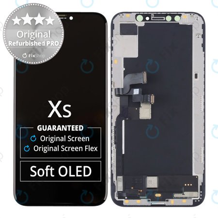 Apple iPhone XS - LCD zaslon + steklo na dotik + okvir Original Refurbished PRO