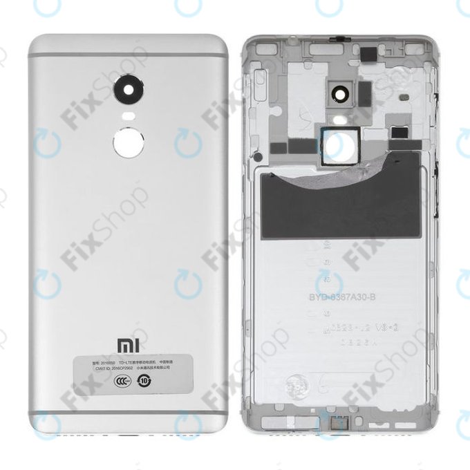 Xiaomi Redmi Note 4 - Pokrov baterije (Silver)